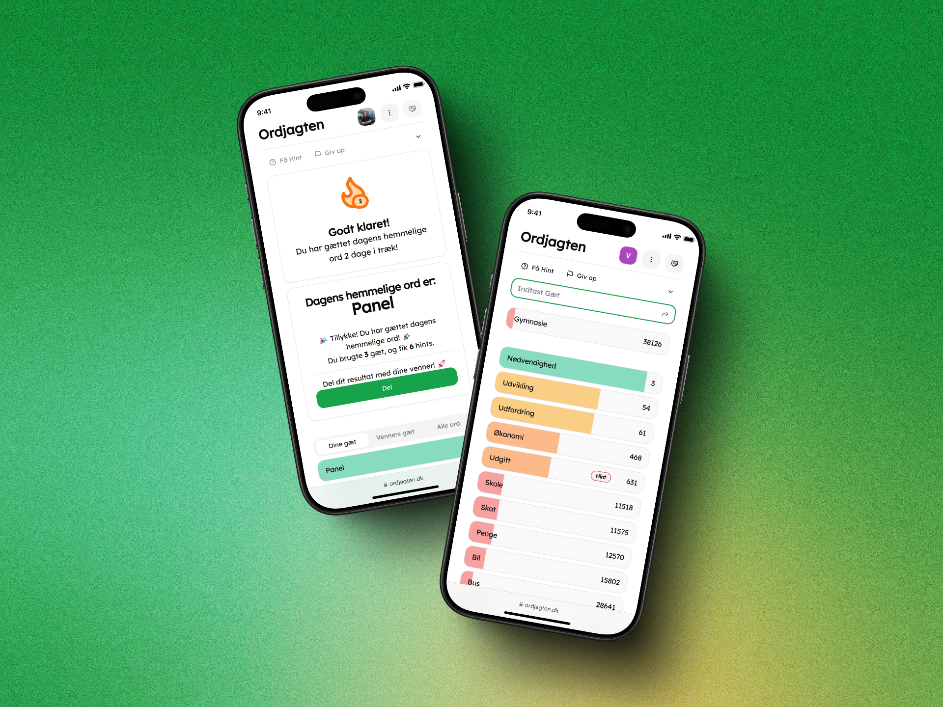 Ordjagten screenshot