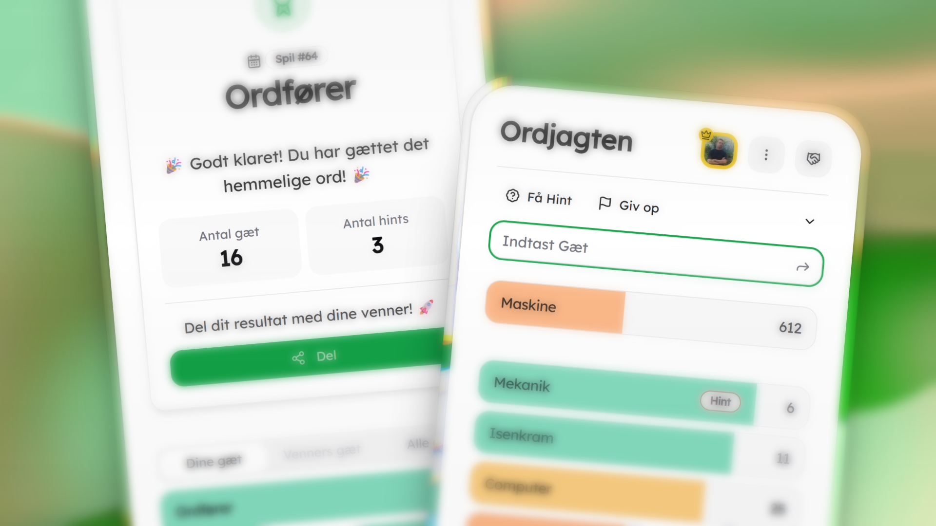 Ordjagten screenshot